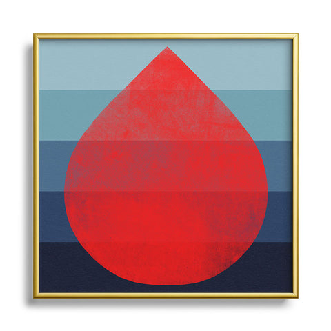 Garima Dhawan flourish 6d Square Metal Framed Art Print
