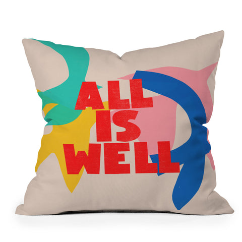 Garima Dhawan flow 1 Outdoor Throw Pillow