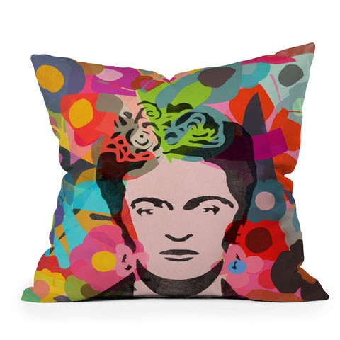 Garima Dhawan frida 1d Throw Pillow