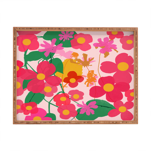 Garima Dhawan garden 2 Rectangular Tray