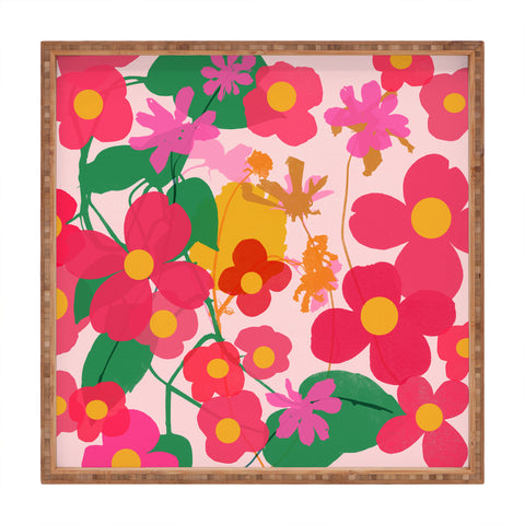 Garima Dhawan garden 2 Square Tray