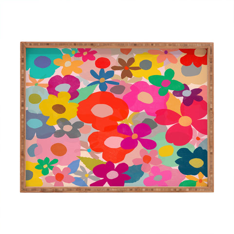 Garima Dhawan garden 3 Rectangular Tray