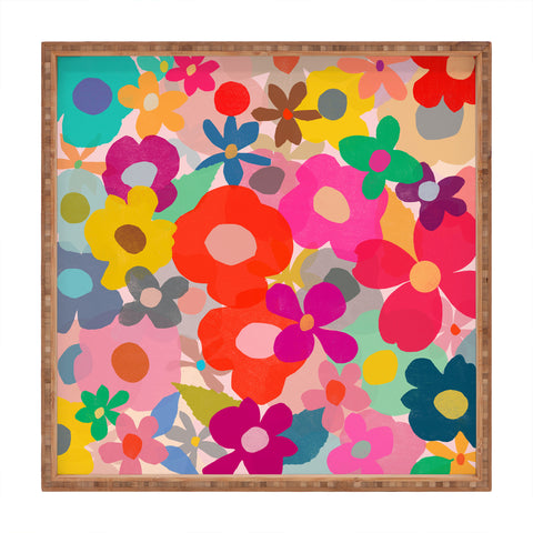 Garima Dhawan garden 3 Square Tray