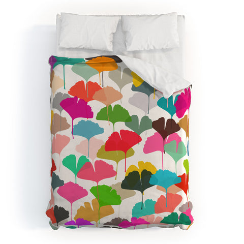 Garima Dhawan gingko 3 Duvet Cover