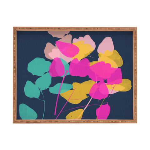 Garima Dhawan golden rain 5 Rectangular Tray