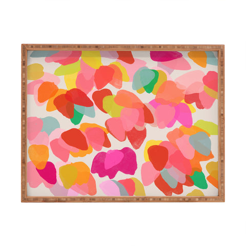 Garima Dhawan golden rain 7 Rectangular Tray