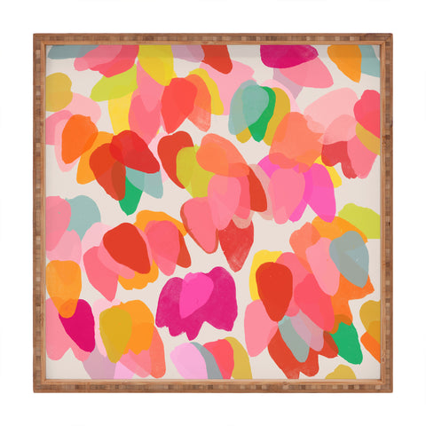 Garima Dhawan golden rain 7 Square Tray