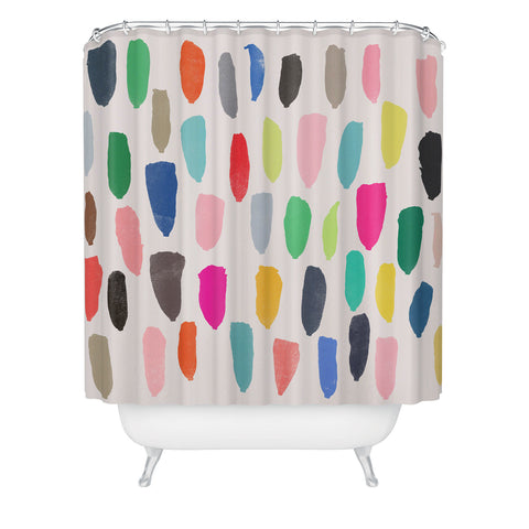 Garima Dhawan hibiscus 2 Shower Curtain