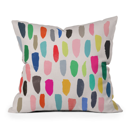 Garima Dhawan hibiscus 2 Outdoor Throw Pillow