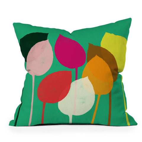 Garima Dhawan hosta 2 Outdoor Throw Pillow