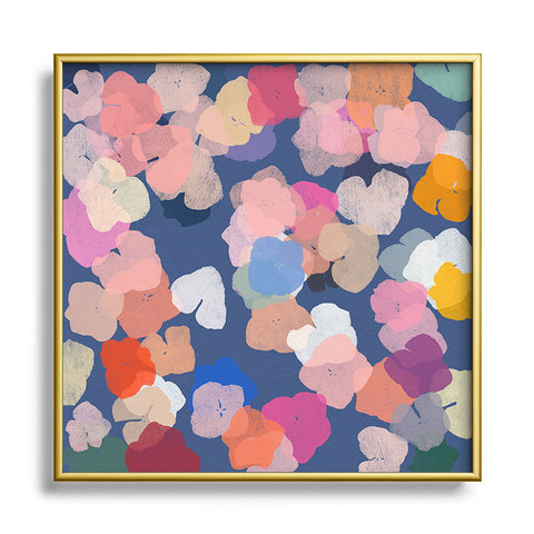 Garima Dhawan hydrangea 10 Square Metal Framed Art Print