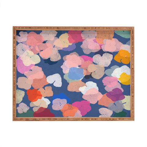 Garima Dhawan hydrangea 10 Rectangular Tray