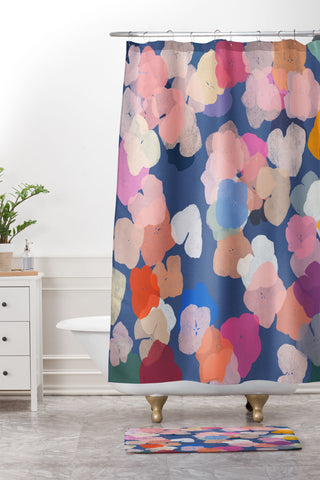 Garima Dhawan hydrangea 10 Shower Curtain And Mat