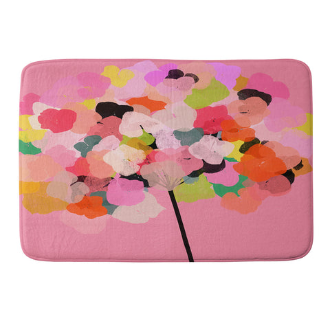 Garima Dhawan hydrangea 12 Memory Foam Bath Mat