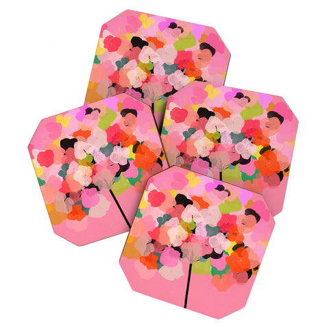 Garima Dhawan hydrangea 12 Coaster Set