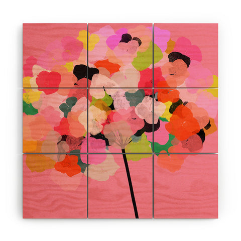 Garima Dhawan hydrangea 12 Wood Wall Mural