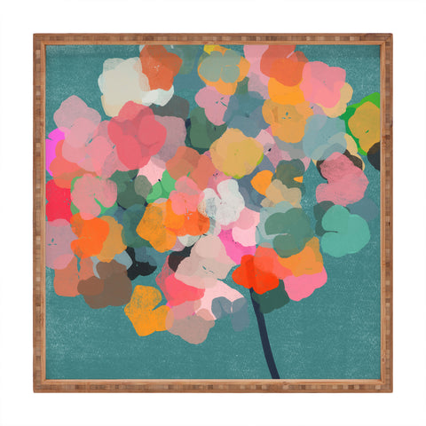 Garima Dhawan hydrangea 13 Square Tray