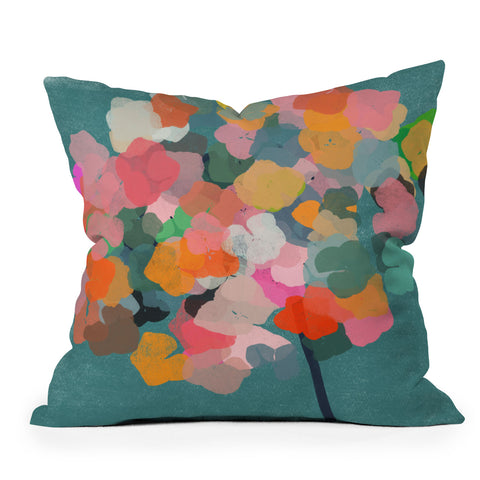 Garima Dhawan hydrangea 13 Outdoor Throw Pillow