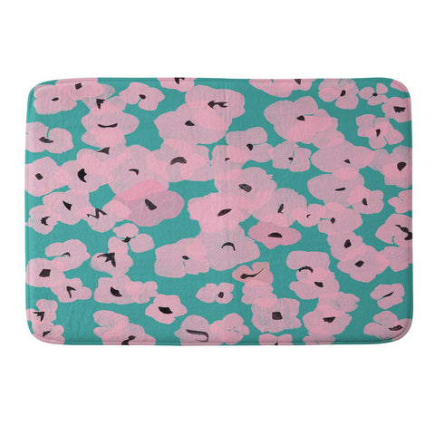 Garima Dhawan hydrangea 14 Memory Foam Bath Mat