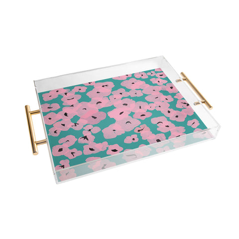 Garima Dhawan hydrangea 14 Acrylic Tray
