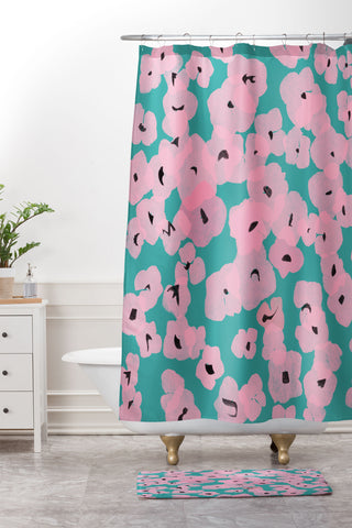 Garima Dhawan hydrangea 14 Shower Curtain And Mat