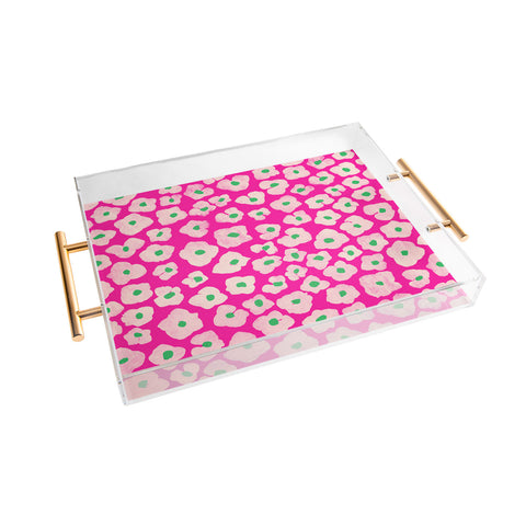 Garima Dhawan hydrangea 6 Acrylic Tray