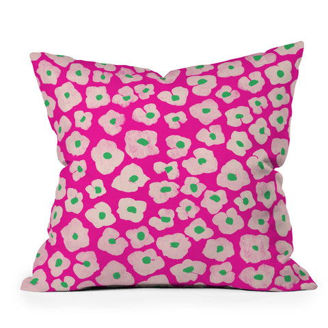 Garima Dhawan hydrangea 6 Outdoor Throw Pillow