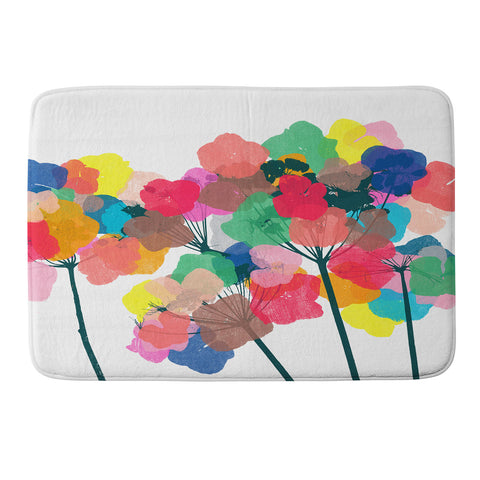Garima Dhawan hydrangea 8 Memory Foam Bath Mat