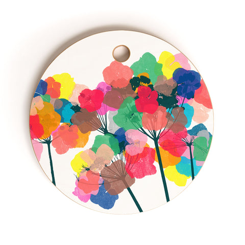 Garima Dhawan hydrangea 8 Cutting Board Round
