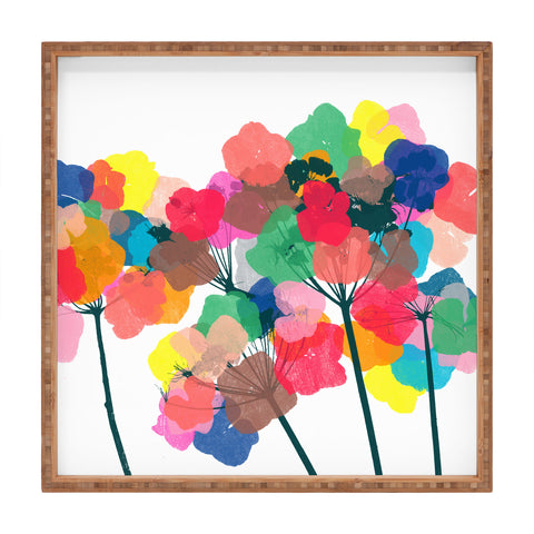 Garima Dhawan hydrangea 8 Square Tray