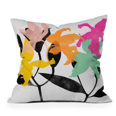 Garima Dhawan lily 2 Outdoor Throw Pillow