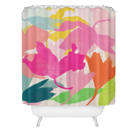 Garima Dhawan lily 70 Shower Curtain