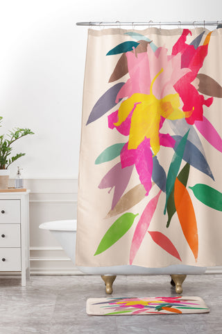 Garima Dhawan lily 78 Shower Curtain And Mat