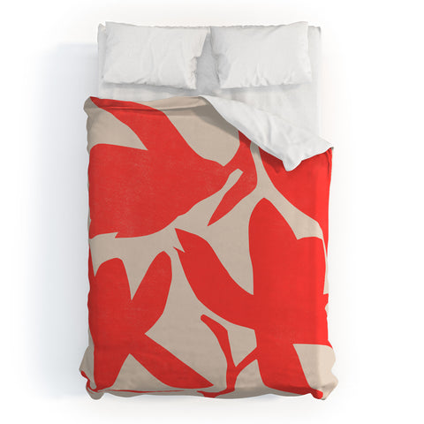 Garima Dhawan magnolia 12 Duvet Cover
