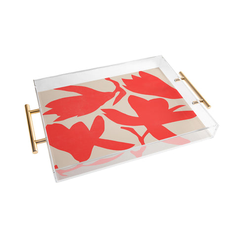Garima Dhawan magnolia 12 Acrylic Tray