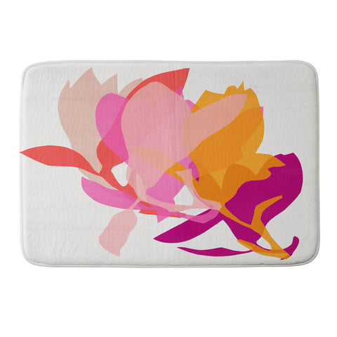 Garima Dhawan magnolia 1d Memory Foam Bath Mat