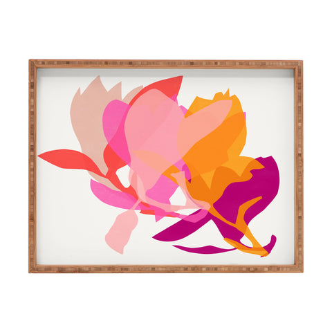 Garima Dhawan magnolia 1d Rectangular Tray