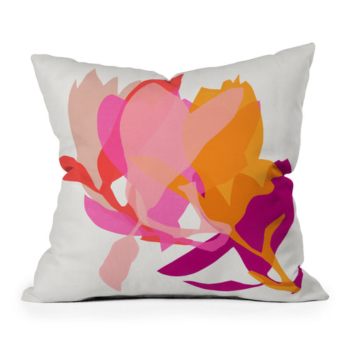 Garima Dhawan magnolia 1d Throw Pillow