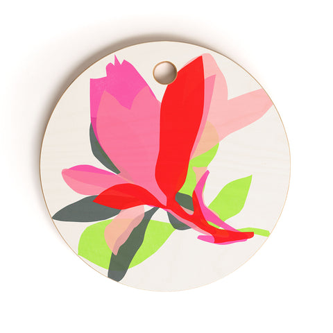 Garima Dhawan magnolia 3 Cutting Board Round