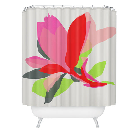 Garima Dhawan magnolia 3 Shower Curtain