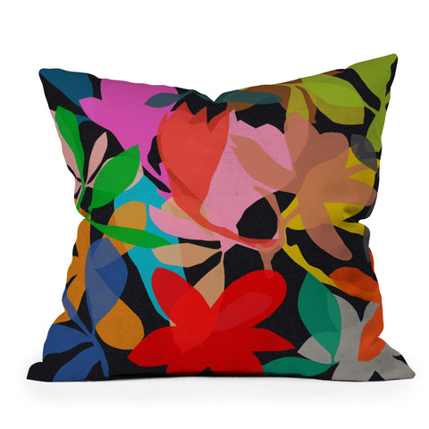 Garima Dhawan magnolia 4 Outdoor Throw Pillow