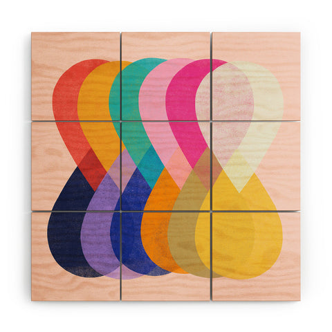 Garima Dhawan merge 4 Wood Wall Mural