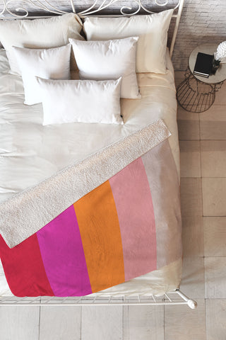 Garima Dhawan mindscape 6 Fleece Throw Blanket