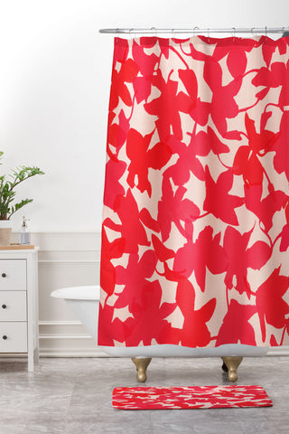 Garima Dhawan My Garden 1 Shower Curtain And Mat