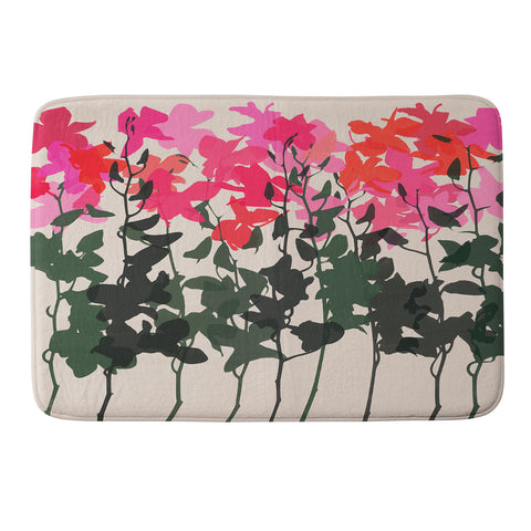 Garima Dhawan orchids 14 Memory Foam Bath Mat