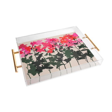 Garima Dhawan orchids 14 Acrylic Tray