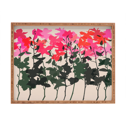 Garima Dhawan orchids 14 Rectangular Tray