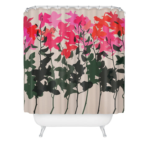 Garima Dhawan orchids 14 Shower Curtain