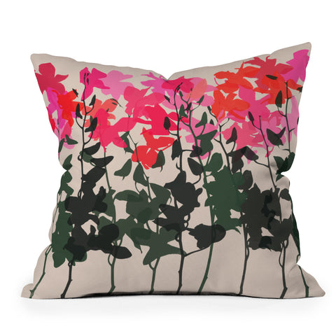 Garima Dhawan orchids 14 Outdoor Throw Pillow
