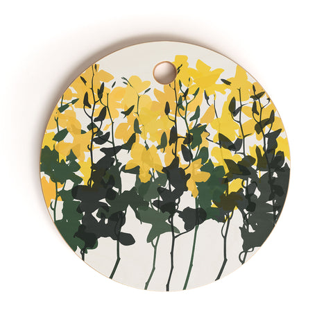 Garima Dhawan orchids 7 Cutting Board Round